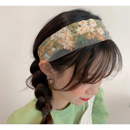 Fashion Women Girls Summer Hair Bands Print Headbands Vintage Cross Turban Bandage Bandanas HairBands Hair Accessories for women