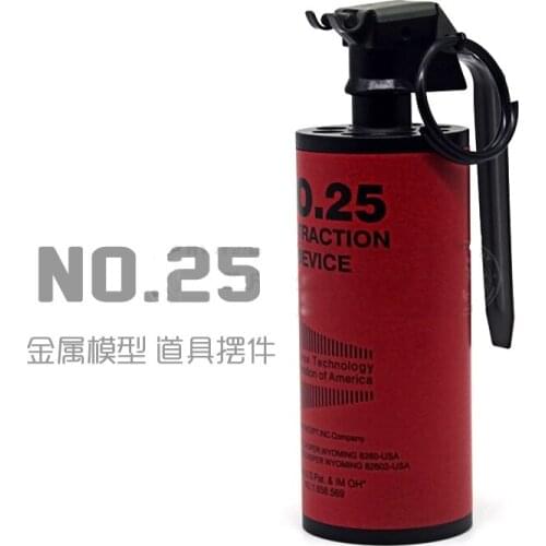 Outdoor model metal version No.25 red flash shock NO functional props