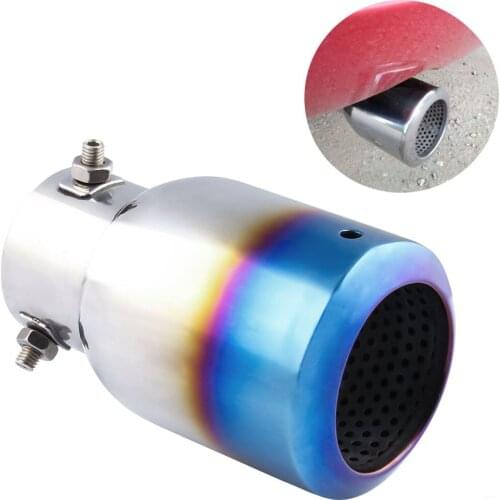 Car Refit Universal Accessory General Stainles Steel Tailpipe Silencer Interface exhaust muffler 60mm