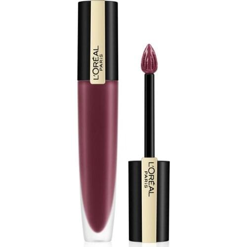 L'Oréal Paris Rouge Signature Liquid Matte Purple Lipstick - 103 I Enjoy
