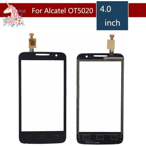 10pcs/lot For Alcatel One Touch M'Pop OT5020 5020 5020D OT-5020 Touch Screen Digitizer Sensor Outer Glass Lens Panel Replacement