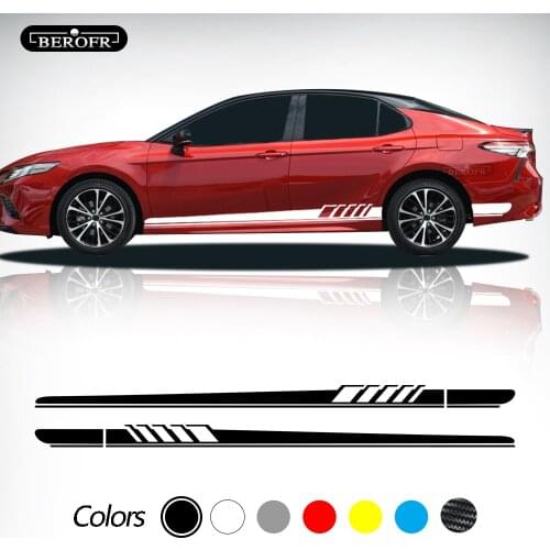2Pcs For Toyota Corolla RAV4 Yaris CHR Prado Avensis Crown Auris Camry Land Cruiser Avalon Highlander Stickers Accessories