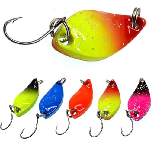 5PCS 30mm/5g Metal Fishing Lure Spoon Sequins Jigging Fishing Baits Artificial Hard Fishing Baits Wobblers Baits Fishing Tools