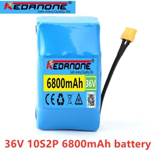 36V 6.8Ah 6800mah high drain 2 wheel electric scooter self balancing lithium battery pack for Self-balancing Fits 6.5" 7"10