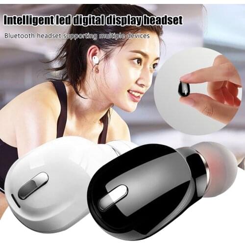 Mini Invisible Ture Wireless Earphone Noise Cancelling Bluetooth Headphone Handsfree Stereo Headset TWS Earbud With Microphone