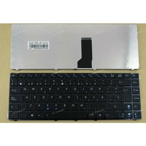 New SP SpanishTeclado Keyboard For ASUS A42JZ A42N A43E A43SV A43SM UL30A UL30AT UL30JT Laptop Black NO Frame WIN8