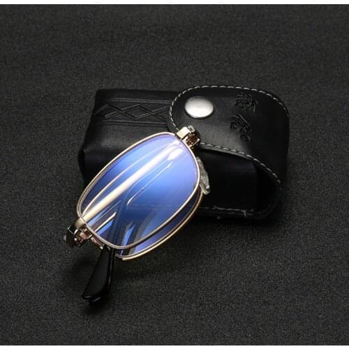 Men Women Anti-blue light Collapsible Reading Glasses +1.0 to +4.0 YJ010