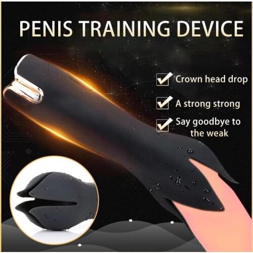 Penis Vibrator sex toy for Men Male Masturbator Automatic Penis Delay Trainer Glans Stimulate Massager Blowjob Adult Product