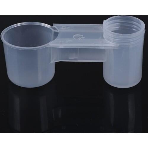 Plastic Pet Bird Drinker Feeder Water Bottle Cup Cat Chicken Pigeon