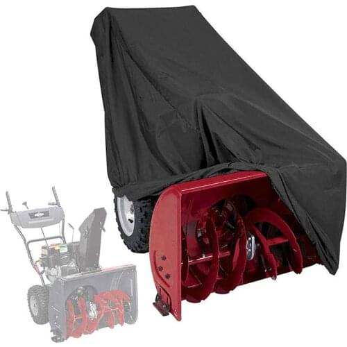 Durable Snow Blower Cover Polyester Fabric Snow Thrower Protector Windproof Anti UV Covers Black 47*32*40cm Animals Anti Bite