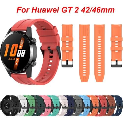 New For GT2 Pro Strap Silicone Watchband for Huawei Watch GT 2 GT 42 46mm/HONOR Magic ES Band Sport Bracelet 20 22MM Wristband