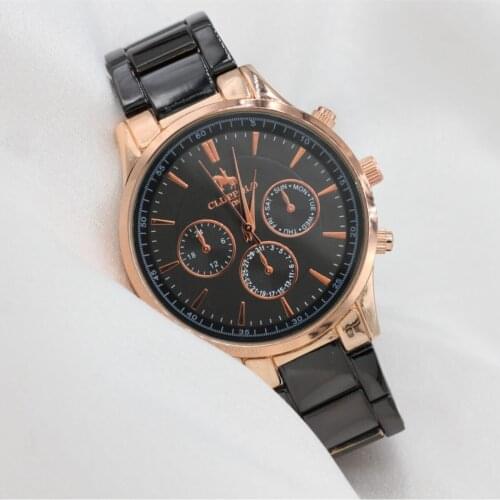 Rose Frame Black Cord Rose Display Men 'S Hours Daily use and şıklığınızı reflect