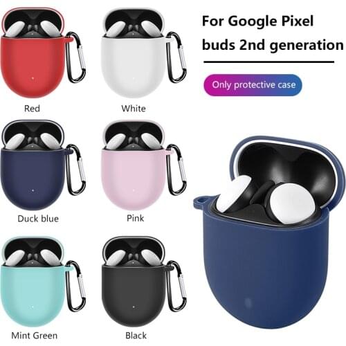 New For Google Pixel Buds 2 Silicone Bluetooth Wireless Earphone Case Protective Cover Skin Accessories For Google Pixel Buds 2