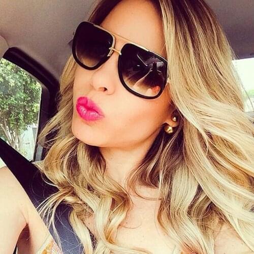 2021 New Square Oversized Sunglasses Women Fashion Sun Glasses Lady Brand Designer Vintage Shades Gafas Oculos de sol UV400