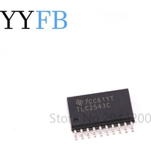 TLC2543CDWR 12-bit Analog-to-Digital Converter (ADC) with Serial Control and 11 Analog Inputs