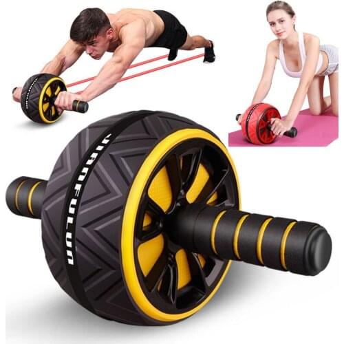 Abdominal-Muscle-Trainer Fitness-Equipment Ab-Roller Abs-Core Big-Wheel Workout Home Gym Fitness Equipment for Home Gym