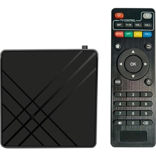 For Android 9.0 TV Box 4GB RAM 32GB ROM Smart TV Set Top Box Amlogic S905 Mx+S QPro 4K Home Audio Video Part