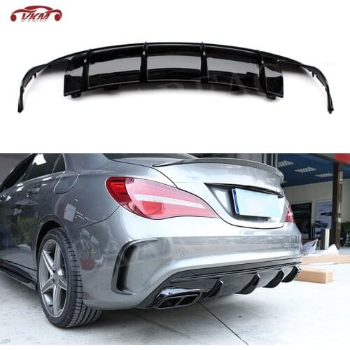 Carbon Fiber Rear Bumper Lip Diffuser For Mercedes Benz CLA Class W117 CLA45 2016-2018 Car Styling