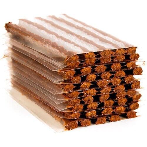 10Pcs/Lot Tubeless Tire Repair Strips Stiring Glue for Tyre Puncture Emergency Car Motorcycle Bike Tyre Repairing Rubber Strips