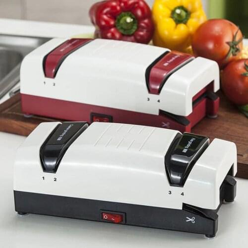 220V Electric Knife Sharpener Professional Automatic Knife Sharpener Machine Fast Grinder Whetstone Kitchen Tools for Scissors