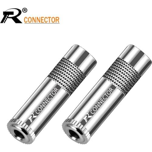 3pcs New Arrival Smooth Silver Jack 3.5 Audio female jack 3.5mm 3 pole Stereo socket Gold Plated Wire Connector Earphone DIY