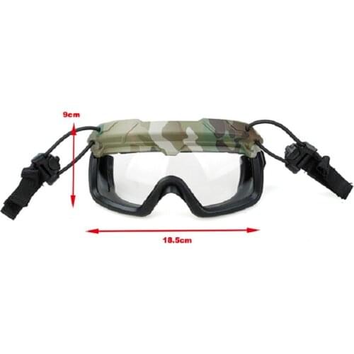 Tmc3105 separate anti fog goggles for tactical helmets ANSI Z87.1 explosion proof level