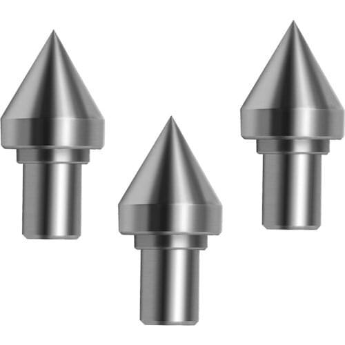 3X 8mm Shank Live Bearing Tailstock Center for Metal Wood Lathe Turning Tool