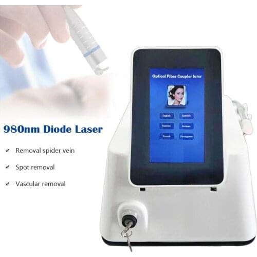980nm Vascular Laser Machine for Spider Vein Removal Remove Face Body Redness Varicose Veins Anti-Redness Lazer Device