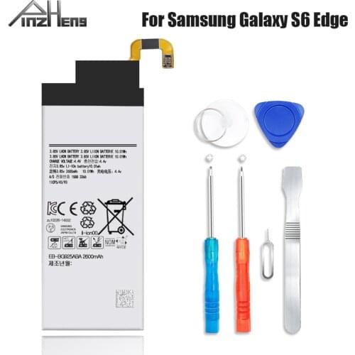 PINZHENG EB-BG925ABE Battery For Samsung Galaxy S6 Edge Battery G9250 G925FQ G925F G925S G925V G925A Batteries