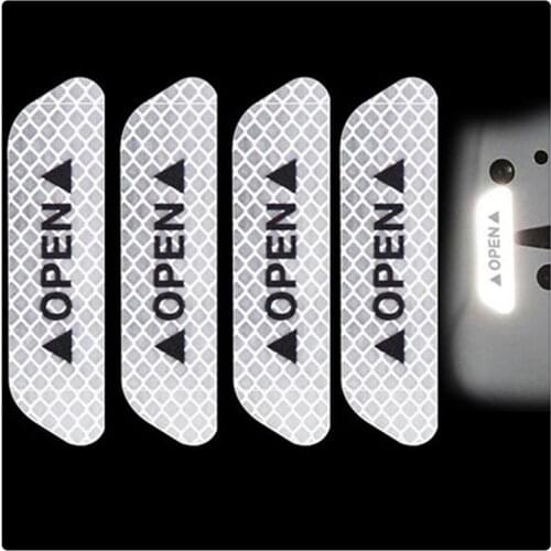 Car Accessories Exterior Reflective Door Stickers DIY for Kia RIO K3 K4 K5 Magentis Borrego Rio5 Trackster KND-4 Spectra5