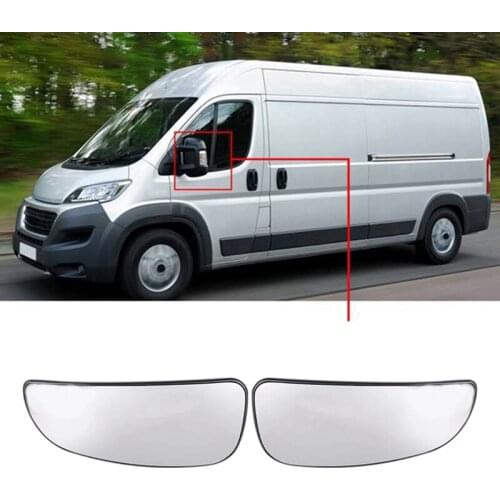 Car Heated Glass Rearview Mirrors Side Wing Rearview Mirrors for CITROEN RELAY Fiat DUCATO Peugeot BOXER 2006 -2019