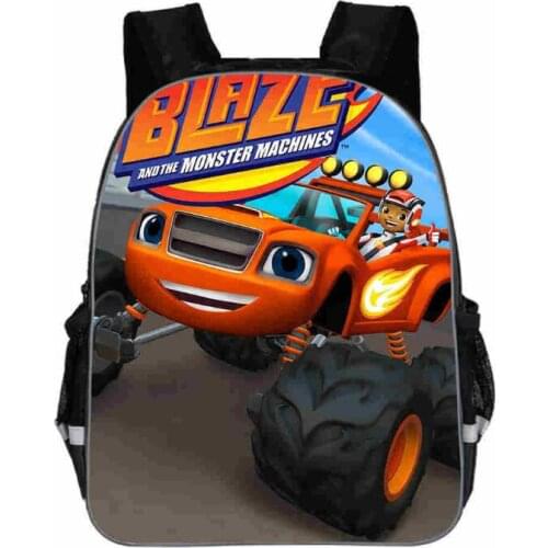 Blaze And The Monster Machine School Backpack Cartoon School Bags for Boy Girls Kindergarten Primary Bags