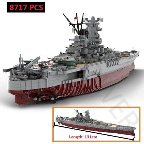 Buildmoc Space Battleship Yamato Model Series Blazers Japan MOC Building Blocks Assembly Movie Collection Bricks Kids Toys Gifts