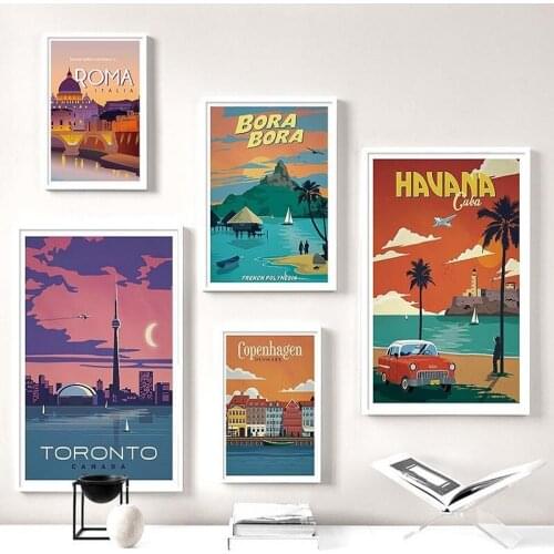 Diy 5d Diamond Painting Cross Stitch Kits Cartoon City Landscape Diamond Mosaic Diamond Embroidery Full Home Decor