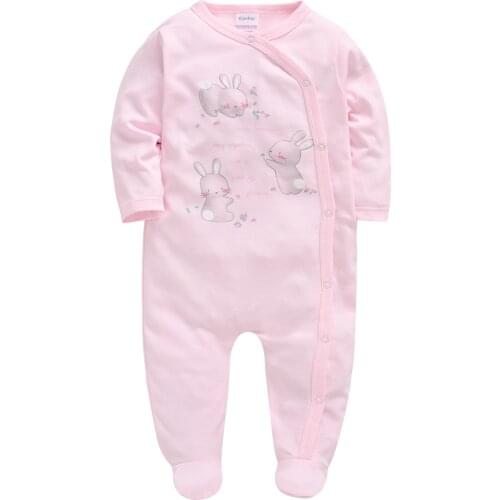 Baby Girl Birth Toddler Boy Clothes Romper Playsuit Cartoon Print Jumpsuit Newborn Infant Cotton Soft Body Bebe Footies Bodysuit