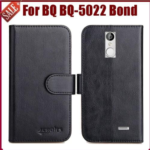 Hot Sale! BQ BQ-5022 Bond Case New Arrival 6 Colors High Quality Flip Leather Protective Cover For BQ BQ-5022 Bond Case