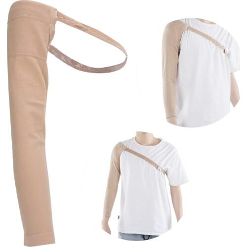 Various Sizes Posture Corrector Post Mastectomy Compression Sleeve Elastic Arm Swelling Lymphedema Relief Sleeve Soft Fits Skin