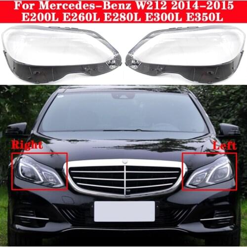 For Mercedes-Benz E-class W212 2014-2015 Car Front Headlight Cover Headlamp Lampcover glass Shell E200L E260L E280L E300L E350L