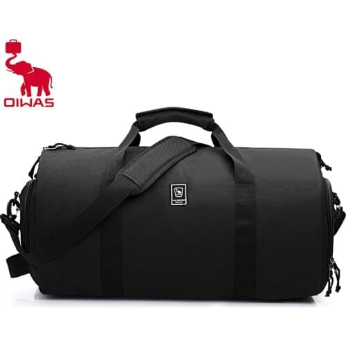 OIWAS Men Suit Storage Multifunction Foldable Backpack Large Capacity Luggage Handbag Women Travel Duffel Bag Shoes Pocket