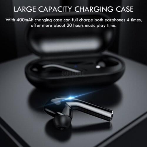 TWS M6s Wireless Earphone 5.0 Bluetooth Headphones Stereo in ear Sports Handsfree Earbuds with Charging Case for Phone