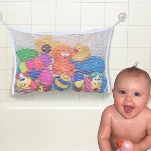 Baby BathroomToy Organizer with Suction Net Bath Baby Kid Storage Organizer Toy Hanging Organizer