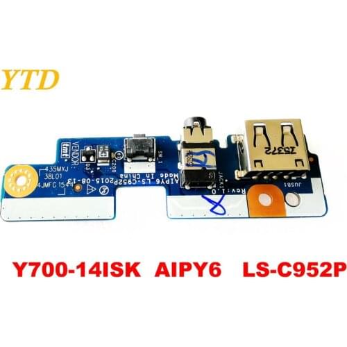 Original for lenovo Y700-14ISK USB board Audio board Y700-14ISK AIPY6 LS-C952P tested good free shipping