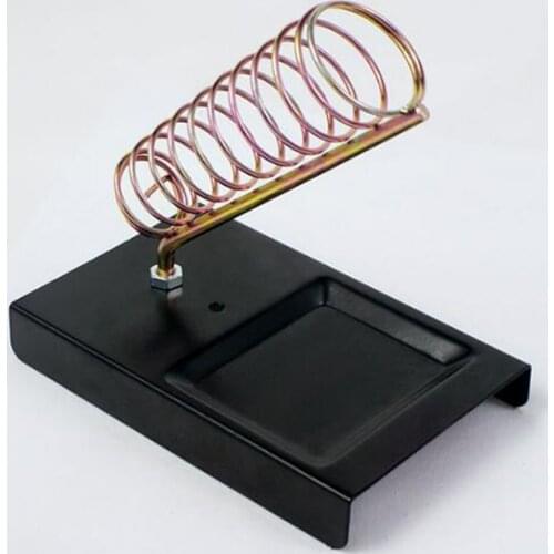 Metal Iron Useful Solid Metal Base Soldering Iron Bracket Stand Holder Support Station Frame Portable for Electrical Working