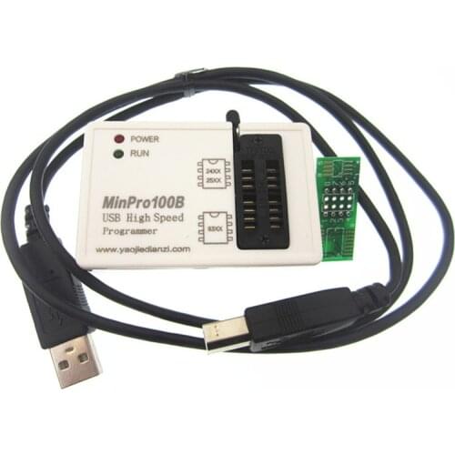1pcs USB MinPro100B Programmer for Main Board BIOS SPI FLASH 24/25 EEPROM
