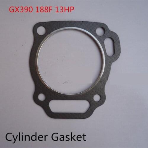 2pcs X Cylinder gasket FOR 4KW 5KW 6KW Air cooled gasoline generator spare parts GX390 GX420 ENGINE 188F