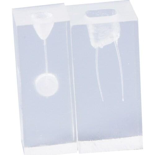 Transparent Dental Endo Training Block Endodontics Student Teaching Model Dentistry 2 Styles Practice Model