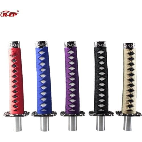 R-EP Car Universal Samurai Sword Shift Knob 25CM Katana Gear Knob for Automobile Spare Part