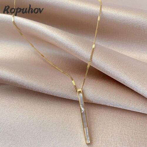 Ropuhov 2021 New Korean Fashion Jewelry Gift Iced Out Chain Name Necklace Wholesale