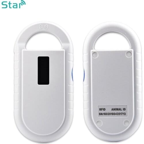 ISO FDX-B 134.2KHz pet microchip scanner Dog Animal Rfid hand Reader Convenient Pocket chip tag reader ST08
