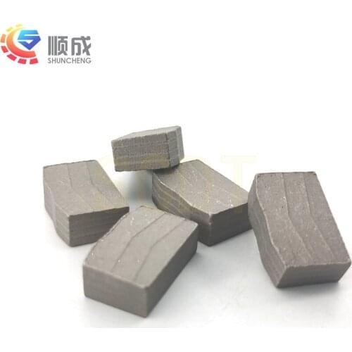 Shuncheng Multi Saw Blade Sharp Granite Cutting Wire Segment 24*8.4/7.6*15mm For 6.5mm